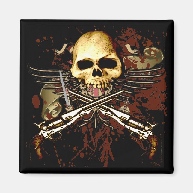 Imán Sesgun con cráneo (Frente)