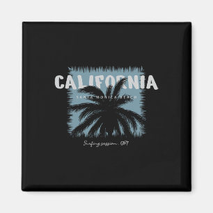 Imán Sesión de surf en la playa Santa Mónica California