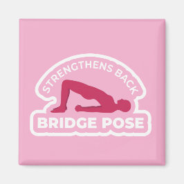 Imán Setu Bandhasana Bridge Pose • Strengthens Back Yog