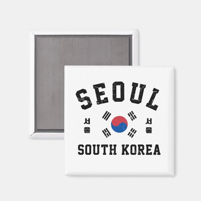 Imán Seúl Corea del Sur  (Anverso/Reverso)