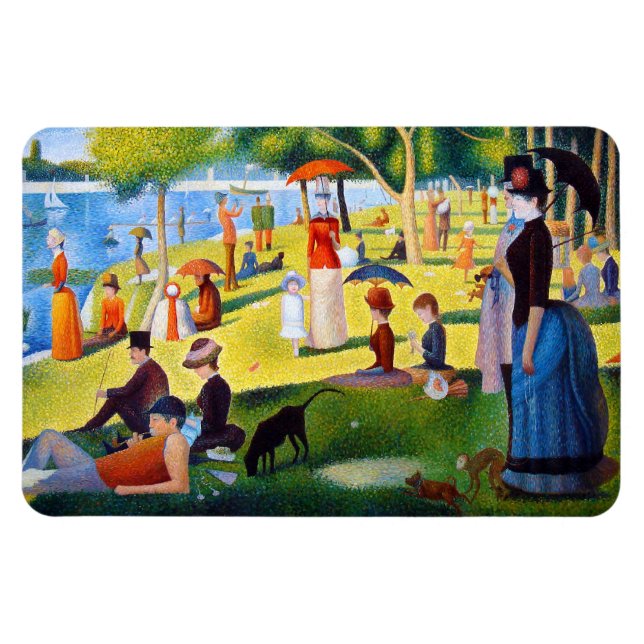 Imán Seurat: Domingo en La Grande Jatte (Horizontal)
