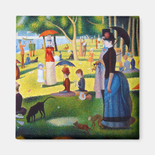 Imán Seurat: Un domingo en el La grande Jatte
