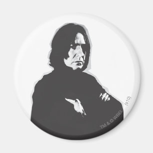 Imán Severus Snape brazos cruzados B-W