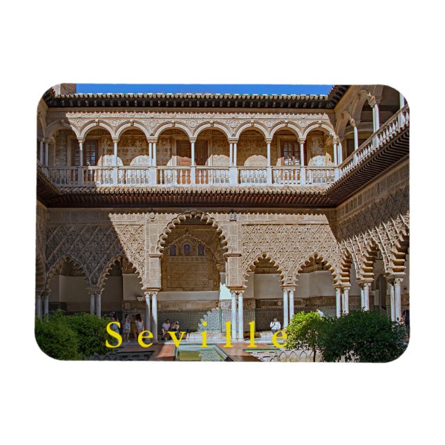 Imán Sevilla. Alcázar. El patio de los jardines. (Horizontal)