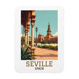 Imán Sevilla Retro España Andalucía Arquitectura