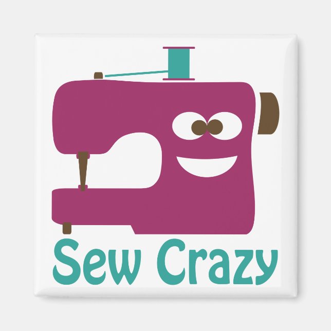 Imán Sew Crazy (Frente)