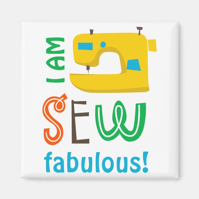 Imán Sew Fabulous (Frente)