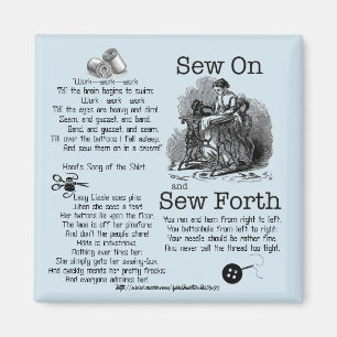 Imán "¡Sew Forth!"