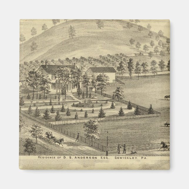 Imán Sewickley Pennsylvania (Frente)