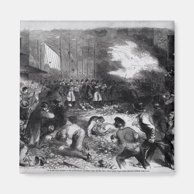 Imán Sexto Regimiento de los Voluntarios de Massachuset (Frente)