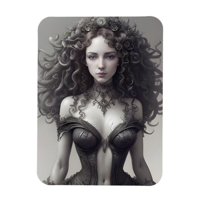 Imán Sexy Black Lingerie (Vertical)