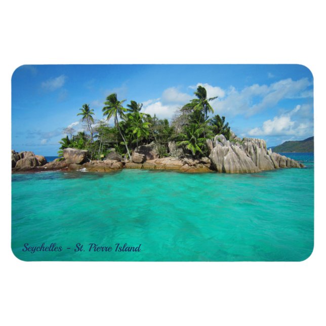 Imán Seychelles, Praslin - Isla Tropic - Foto (Horizontal)