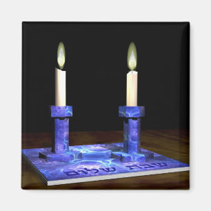 Imán Shabbat Candlesticks
