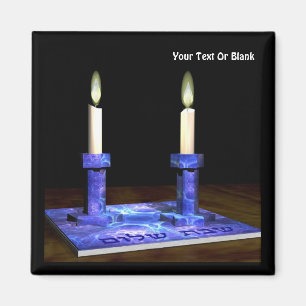 Imán Shabbat Candlesticks
