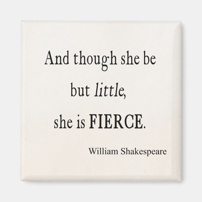 Imán Shakespeare Cita Que Ella No Es Muy Importante. (Frente)