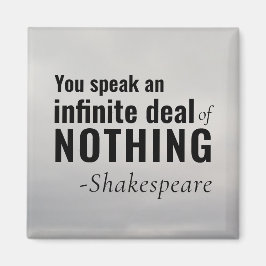 Imán Shakespeare Insult Existential Speak NADA