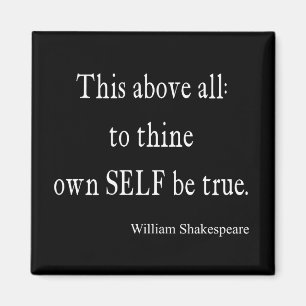Imán Shakespeare que la cita a Thine posee a uno mismo