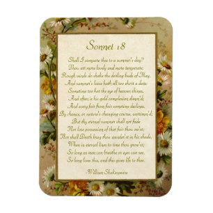 Imán Shakespeare Sonnet 18