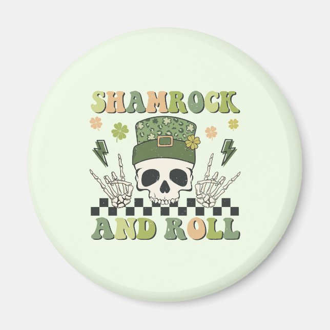 Imán Shamrock and Roll (Frente)