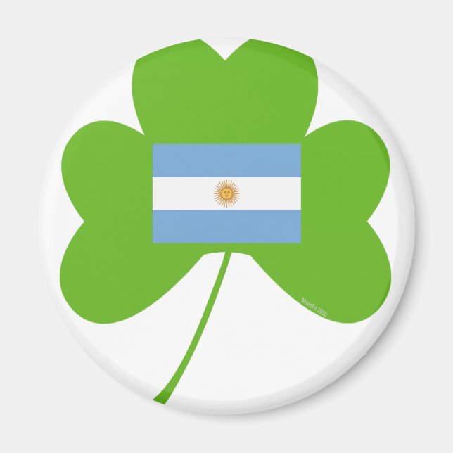 Imán Shamrock-Argentina (Frente)