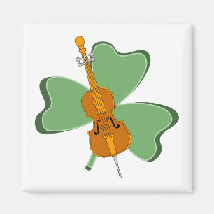 Imán Shamrock Cello