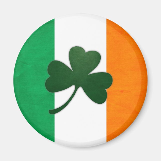 Imán Shamrock de Irlanda (Frente)