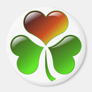 Imán Shamrock Heart