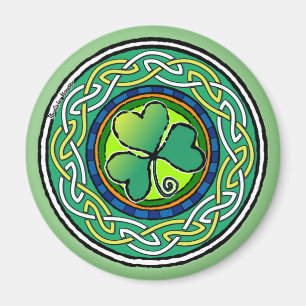 Imán Shamrock irlandés