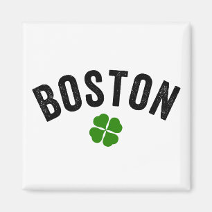 Imán Shamrock irlandés en Boston