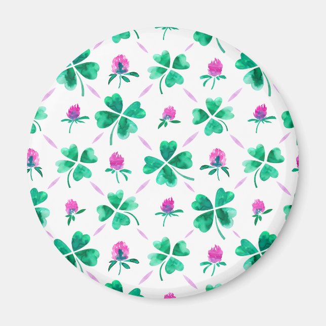 Imán Shamrock lujoso (Frente)