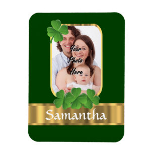 Imán Shamrock personalizado