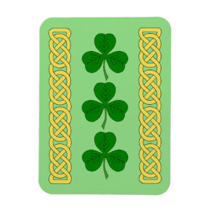 Imán Shamrock Trio y Bandas de Knotwork