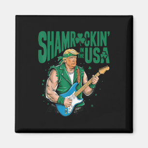 Imán Shamrockin En Ee.Uu., Divertido Trump Sino Patroci