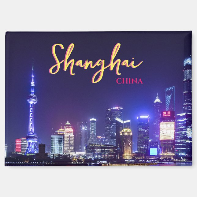 Imán  Shanghái China  (Anverso)
