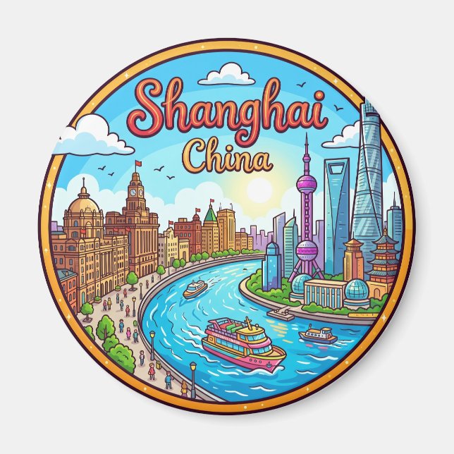 Imán Shanghái, China China (Frente)
