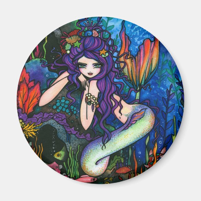 Imán "Shannon" Mermaid Fantasy Fairy (Frente)