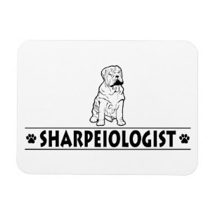 Imán Shar-Pei chino humorístico