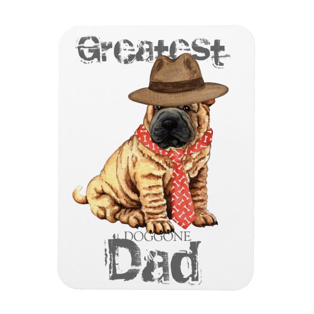 Imán Shar-Pei Dad (Vertical)