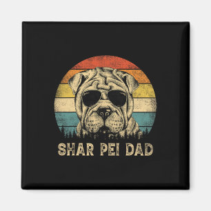 Imán Shar Pei Dad Dog Ama el Día del Padre