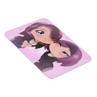 Imán Sharm y Gigi Chibi Magnet