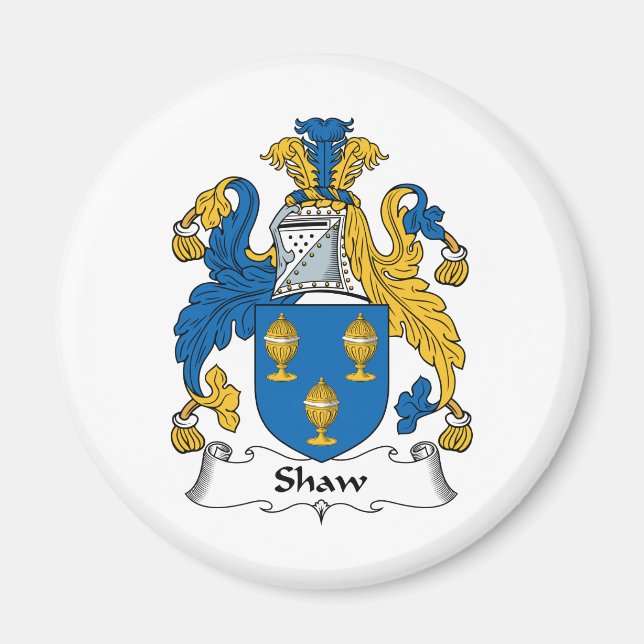 Imán Shaw Family Crest (Frente)
