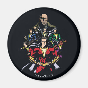 Imán ¡SHAZAM! familia del   Shazam contra el Dr. Sivana