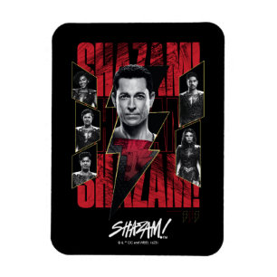 Imán ¡SHAZAM! Furia de los dioses Grupo SHAZAMily