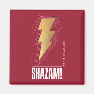 Imán ¡SHAZAM! Furia de los dioses Insignia Lightning