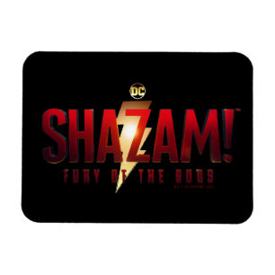 Imán ¡SHAZAM! Furia de los dioses Logo de Furia de lo