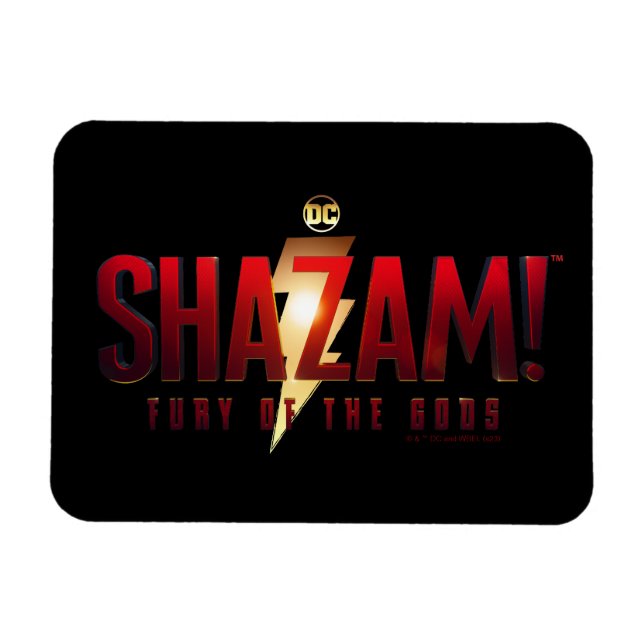 Imán ¡SHAZAM! Furia de los dioses | Logo de Furia de lo (Horizontal)