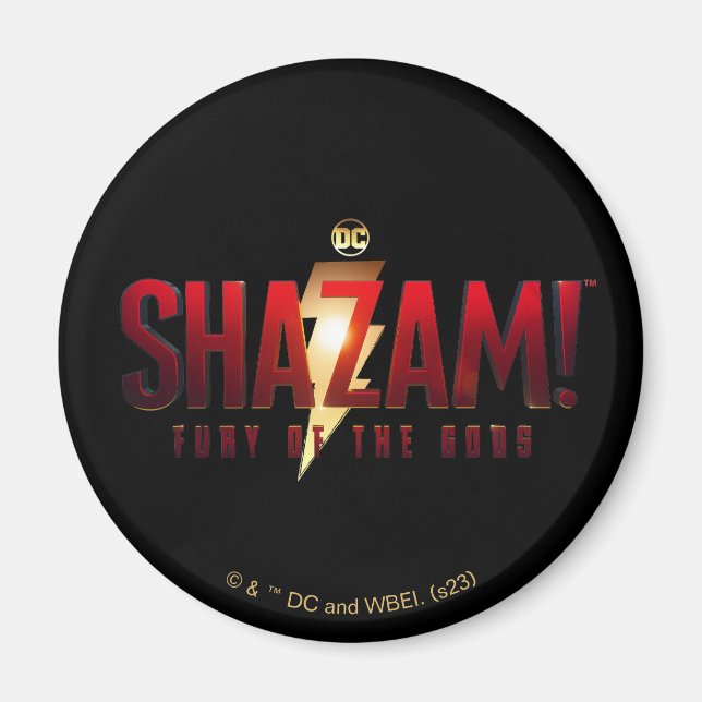 Imán ¡SHAZAM! Furia de los dioses | Logo de Furia de lo (Frente)