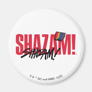 Imán ¡SHAZAM! Furia de los dioses Logo de los tornill
