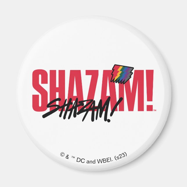 Imán ¡SHAZAM! Furia de los dioses | Logo de los tornill (Frente)