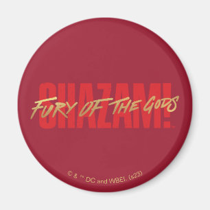 Imán ¡SHAZAM! Furia de los dioses Logotipo del marcad